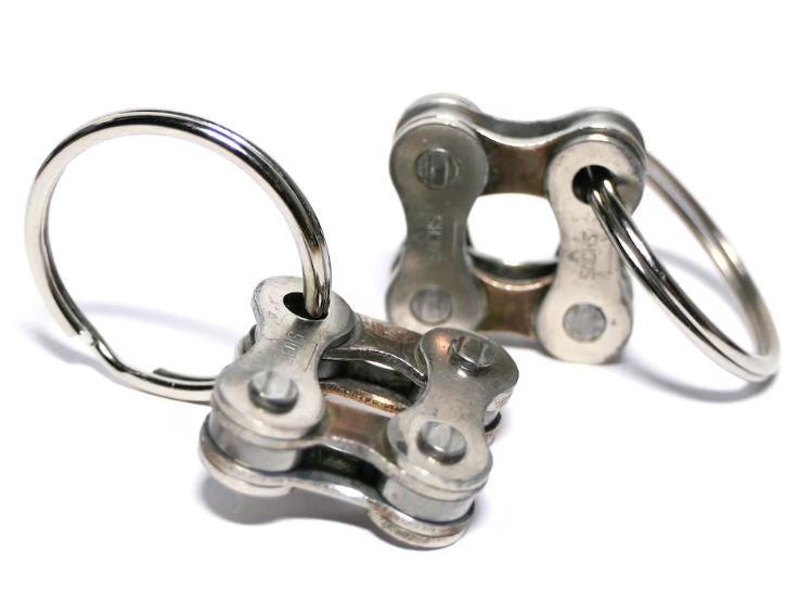 Schlüsselanhänger aus recycelten Fahrradketten - Keychain upcycled bicycle chain