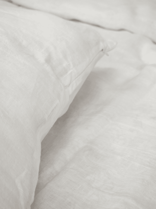 Snow White Soft Linen Pillowcase